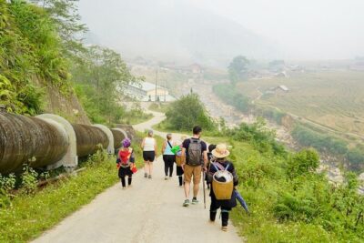Trekking Sapa - Bac Ha Market: Sleep on Train & Homestay - Sapa Day 1: Cat Cat Waterfalls, Muong Hoa Valley, and a Light-Bag Trek