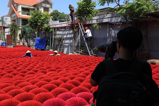 Ultimate Quang Phu Cau Photo Experience - Workshop Stops: Bamboo, Dye Dipping, and Incense Paste