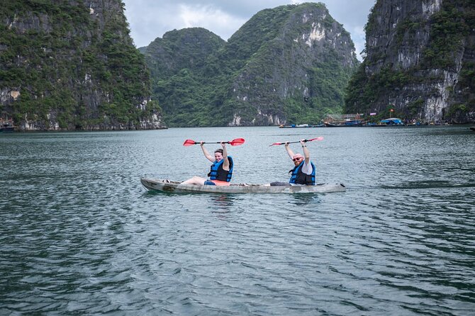 Unique Halong Private Day Cruise - Fishing Village, Kayak - Food, sunset tea break, and onboard comfort