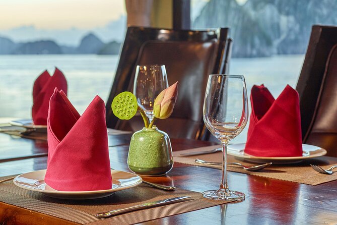 Verdure Lotus Classic Cruise in Halong Bay & Lan Ha Bay (2D1N) - Your cabin on a classic cruise: balcony comfort, plus one smart checklist