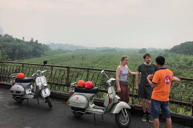 Vespa Tour HANOI BACK STREETS: FOOD+LOCAL LIFE+CULTURE & FUN - Train Street at Duờng Tàu: timing, close tracks, and the waiting game