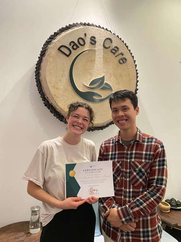 Vietnamese deep tissue neck and shoulder massage class - Price and Value: $66 for Skill, Oils, and a Certificate